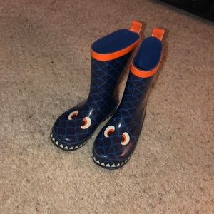 Toddler dinosaur rain boots